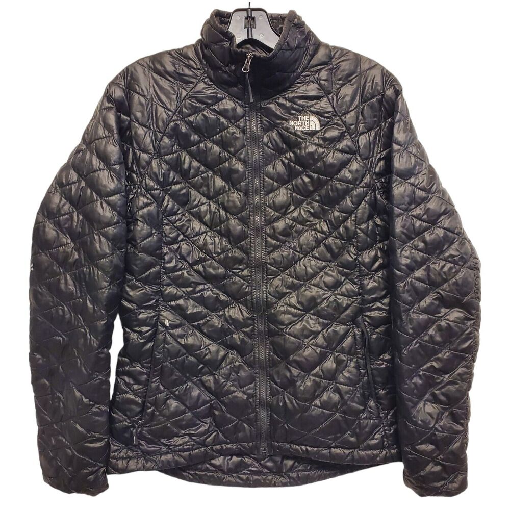 THE NORTH FACE Jacket Womens Small Black Puffer Down Full-Zip Winter Outdoor